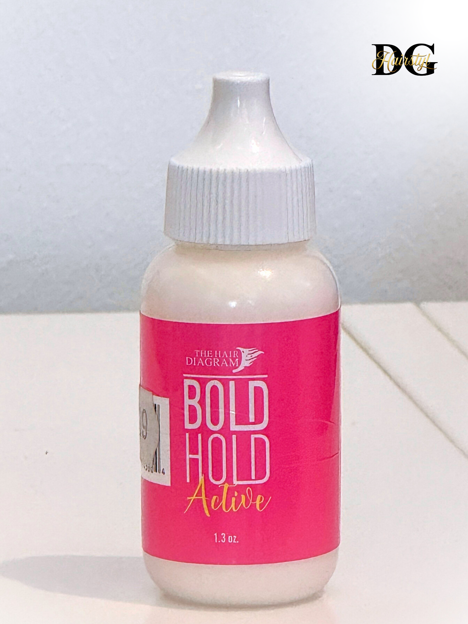 Bold Hold Lace Glue for lace wig installs, strong and waterproof hold, no residue, available at DGHairstyl